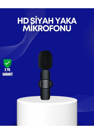 Lightning Girişli 2 Li Kablosuz Yaka Mikrofonu Çift Kişilik Kayıt Diğer