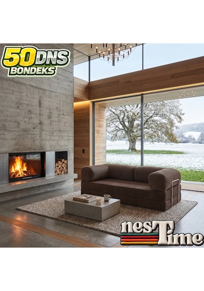 Nestime 200x100 Comfortnest Kanepe / Aktivite Koltuğu / Yatak 50 Dns Dayanıklı Orta Sert Sünger, Çıkarılabilir Kılıf, Pati Dostu Fitilli Kadife Kumaş Acı Kahve Nestime 200x100 Comfortnest Kanepe / Aktivite Koltuğu / Yatak 50 Dns Dayanıklı Orta Sert Sünger, Çıkarılabilir Kılıf, Pati Dostu Fitilli Kadife Kumaş Acı Kahve