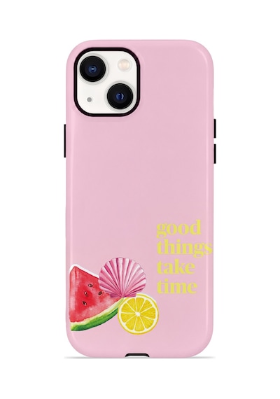 Apple iPhone Uyumlu 15 Vorian Çift Katmanlı Kılıf Good Things Fruit Corner