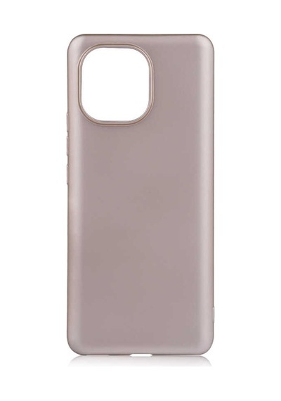 Noktaks - Xiaomi Uyumlu Xiaomi Mi 11 - Kılıf Mat Renkli Esnek Premier Silikon Kapak - Gold