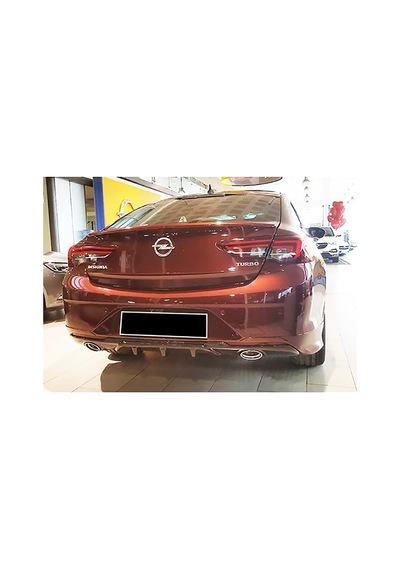 Opel İnsignia B Opc Difüzör Difizör Plastik Parlak Siyah Egzoz Görünüm 2017 - 2023 Arka-difizör-bodykit-ek