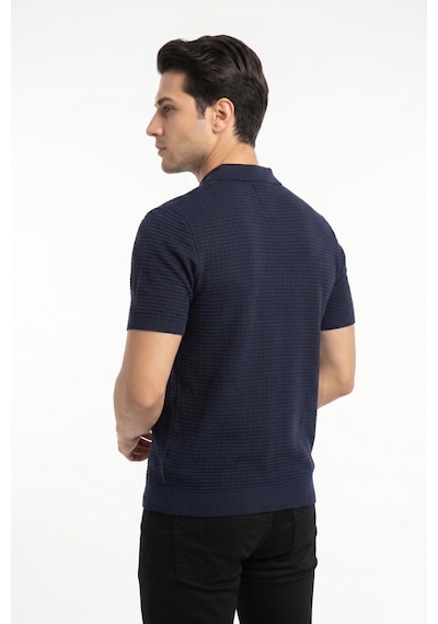Baglan Erkek Spor Polo Yaka Triko Tişört Bgl-st05371 Lacivert