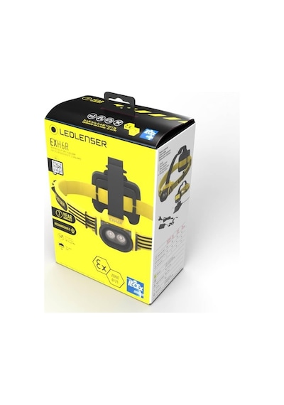 Ledlenser Exh6r Kafa Lambası Sarı - Siyah