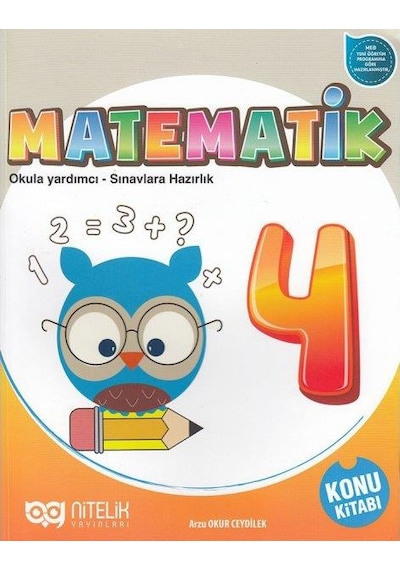 Nitelik Yayınları 4. Sınıf Matematik Konu Kitabı