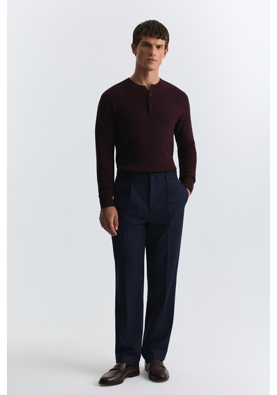 Antioch Regular Fit Pileli Pantolon Lacivert