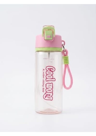 Cool Word 750 Ml Spreyli Su Matarası - Pratik Doğrudan İçimli, Püskürtmeli Sızdırmaz Sporcu Ve Okul Suluğu 0