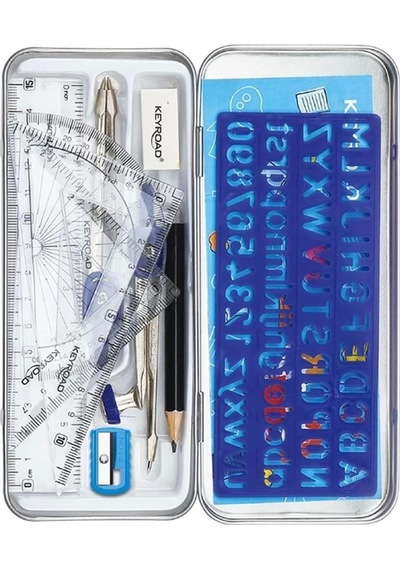 Keyroad kr971708 Pergelli Matematik Seti 11 Parça 390309 Çok Renkli