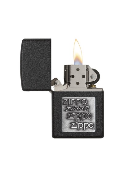 Zippo Black Crackle Çakmak