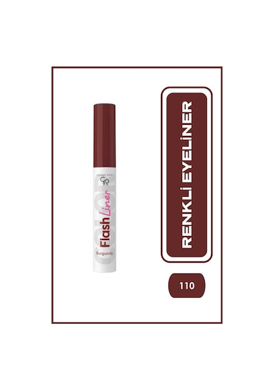 Flash Lash Bordo Maskara Ve Flash Liner Makyaj Seti