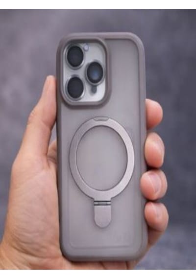 Mmc Trend Apple Uyumlu iPhone 16 Pro Max Lensli Telefon Kılıfı Gri