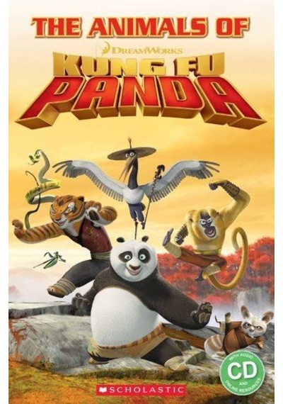 Popcorn Elt Readers Starter : The Animals Of Kung Fu Panda + Cd