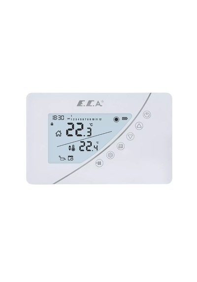 E.c.a. Poly Touch Beyaz Kablosuz On/off Oda Termostatı