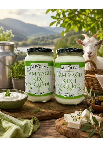 Alpoliva Keçi Yoğurdu 2 Adet 650 G 1.300 G
