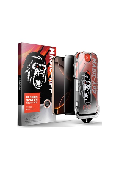 X-gorilla İphone 14 Pro Max Hayalet Ekran Koruyucu Gizlilik Filtreli & 9h Kırılmaz Tam Kaplama Tozsuz Uygulama