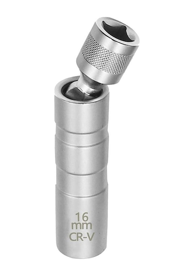 6380 Mıknatıslı Oniki Köşe Mafsallı 3/8" Buji Lokması 16 Mm