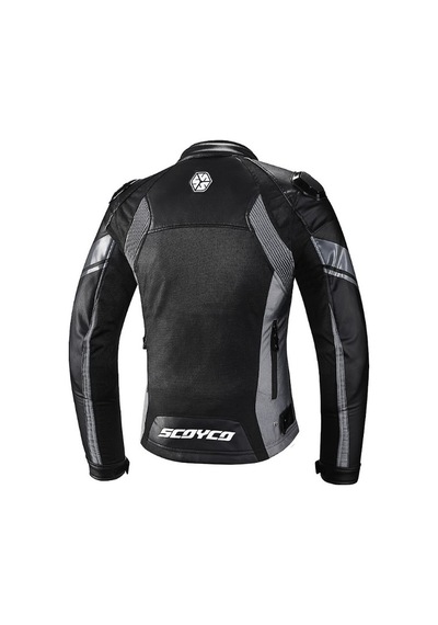 Scoyco Jk152w Motosiklet Montu Kadın 4 Mevsim Dayanıklı Pu Kumaş Motorcu Mont Women Grey