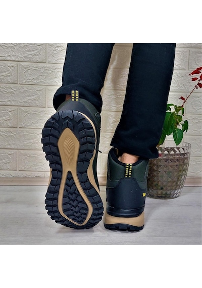 Jump 29652 Haki Waterproof Kaymaz Rahat Erkek Bot 001