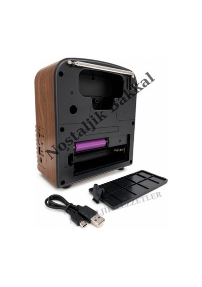 Nostaljik Everton Rt-743 Radyo & Mp3 Çalar Usb/tf Kart Destekli, Dekoratif Masaüstü Radyo-saat