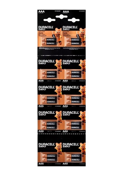 Duracell Aaa İnce Alkalin Pil 20'li Paket