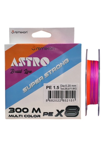 Remixon Astro 8x 0.20mm 300m Multi Color İp Misina
