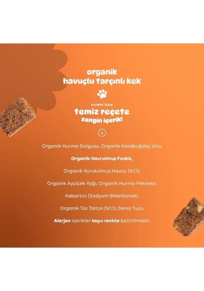 Mey İthalat Organik Havuçlu Tarçınlı Vegan Kek 30 Gr