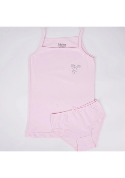 Katamino Tatlım Kız İp Askılı Atlet Slip Takım K128622 Karışık Renk Asorti