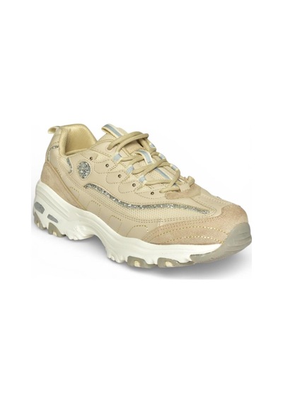 Fox Shoes Y702500804 Bej Kumaş Kalın Tabanlı Spor Ayakkabı Sneakers Bej