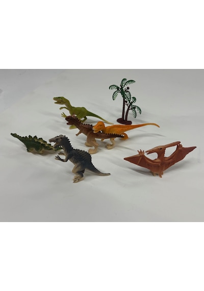 Plastik Oyuncak Dinozor Seti Dinozorlar 7 Parça Dinazor Hayvan Figürü