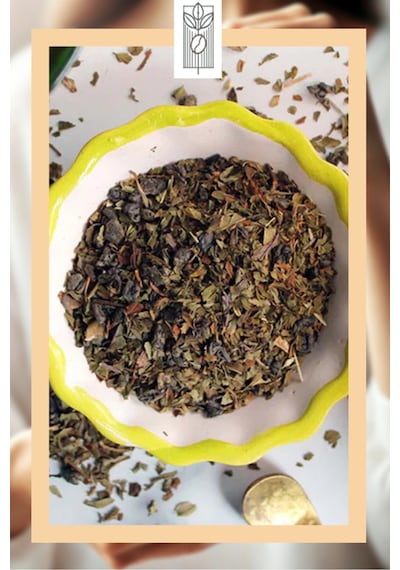 Premium Moroccan Mint Black Tea 50g, Fas Naneli Siyah Çay