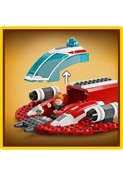 LEGO® Star Wars™: Young Jedi Adventures Crimson Firehawk™ 75384 4+ Yaratıcı Oyuncak Yapım Seti - 136 Parça