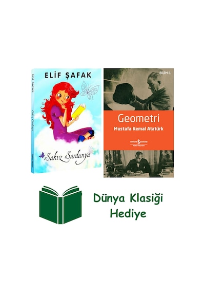 Sakız Sardunya + Geometri + Dünya Klasiği Hediye