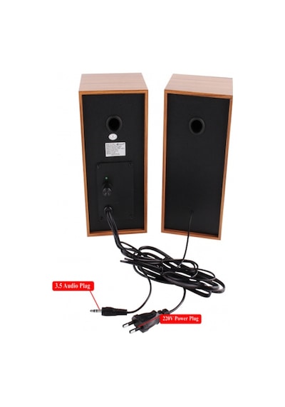 Concord C-8007 Ahşap Desen Elektrikli Hoparlör