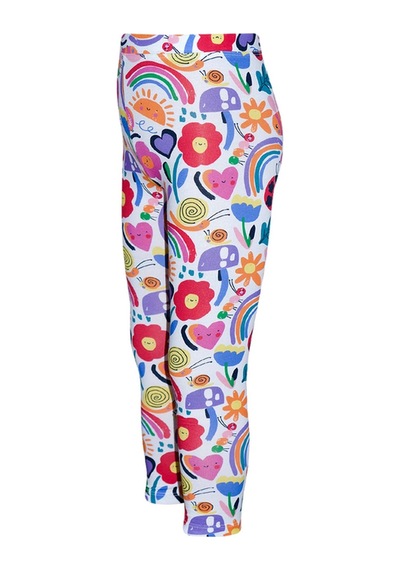 Lovetti Kız Çocuk Little Friends Desenli Tayt 1319 Çok Renkli
