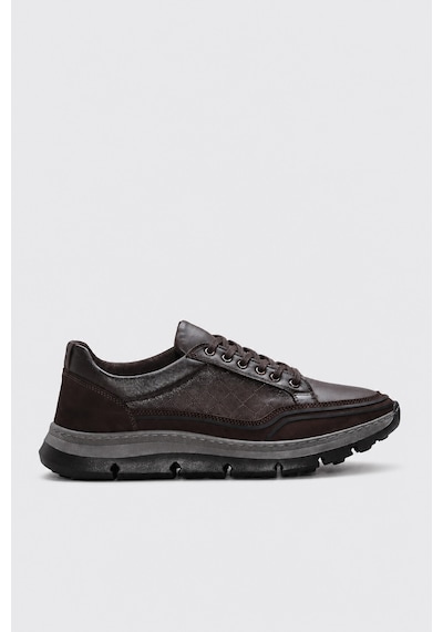 Fast Step Hakiki Deri Kahve Erkek Casual Ayakkabı 126ma167