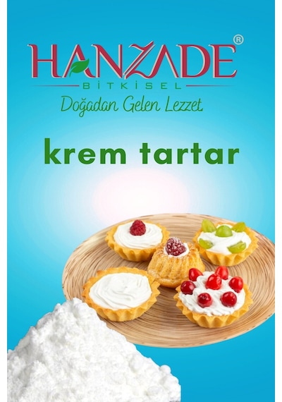 Hanzade Bitkisel Krem Tartar Potasyum Bitartarat 100 G