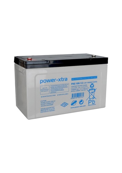 Power-xtra Pxg100-12 - 12v 100 Ah Bakımsız Jel Akü