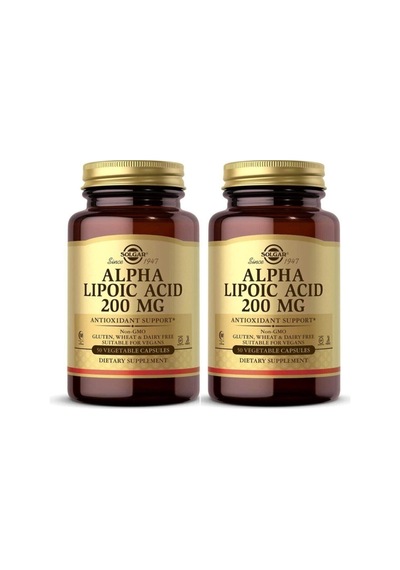 Solgar Alpha Lipoic Acid 200 Mg 50 Kapsül 2 Adet