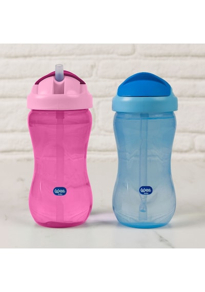 Wee Baby Pipetli Bardak 350 ML Pembe