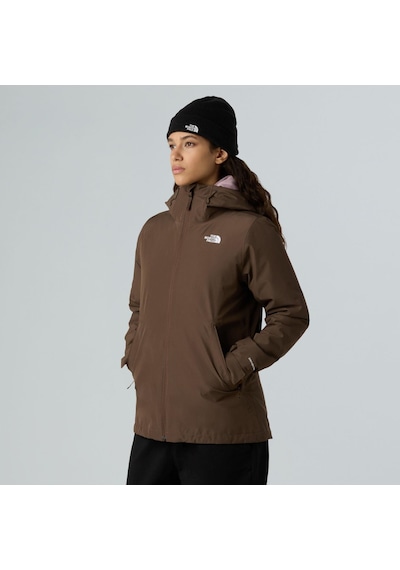 The North Face W Carto Mono Trıclımate Hooded Jacket Kadın Ceket Nf0a8d3d1oı1 Kahverengi