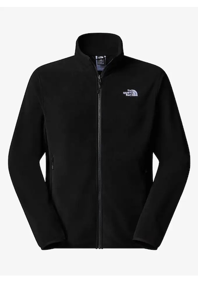 The North Face Glacier Fleece Full Zip Hiking Fleece Erkek Polar Siyah