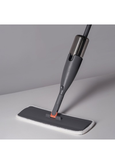 Vallettaa Prandelli Sprey Mop Ve 4 Adet Mikrofiber Mop Bez - Antrasit - 127 Cm