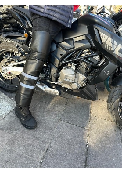 Xmlbayiciniz Tr Bike Sky Diz & Bacak Koruma Deri Reflektörlü Yağmur & Rüzgar & Soğuğa Karşı Bike Sky Telefon Tutucu Kol Çan Genel