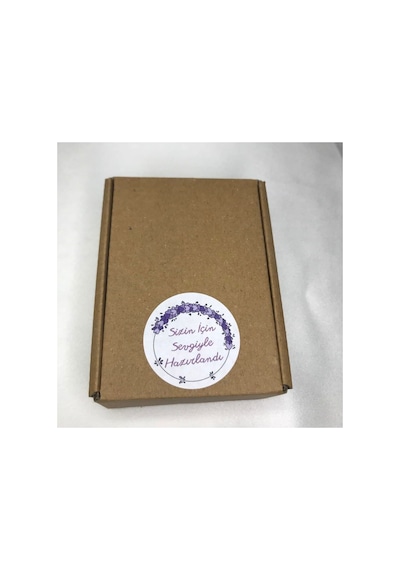 Sizin Için Sevgiyle Hazırlandı Etiket Mat Sticker Lovingly Prepared For You 4 Cm 40 Adet Çok Renkli