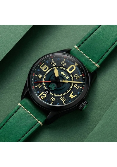 Avı-8 Spitfire Av-4154-01 Smith 24 Hour Paddy Limited Edition Otomatik Erkek Kol Saati Siyah