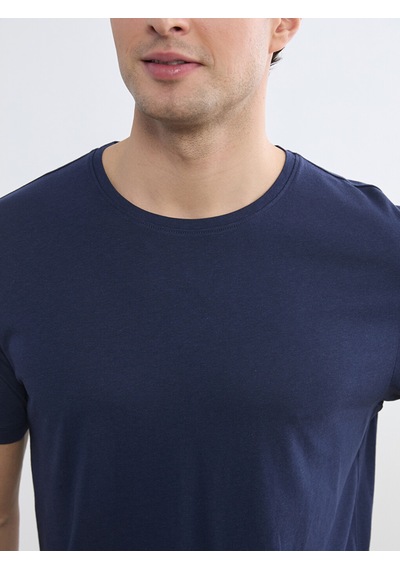 Lcwaıkıkı Classic Lacivert Slim Fit Basic Soft Touch Tişört