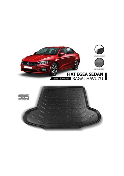 Fiat Egea Bagaj Havuzu 2015 Sonrası Havuzlu Bagaj Paspası