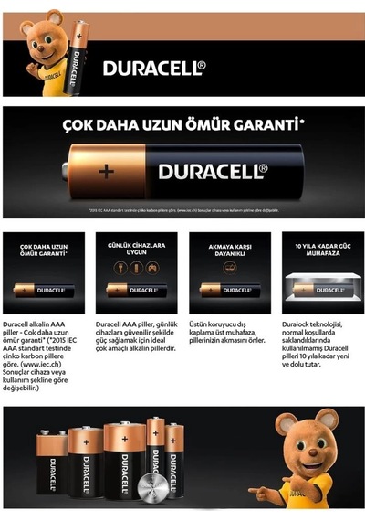 Mey İthalat 6'lı Aaa İnce Kalem Pil