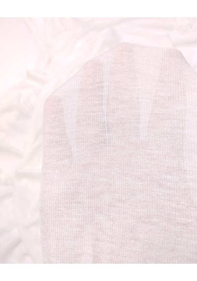 % 100 Lyocell 70gr/m2 İnce Tiril Tiril Örme Kumaş Elbiselik & Bluzluk 140x200cm-12319 Beyaz