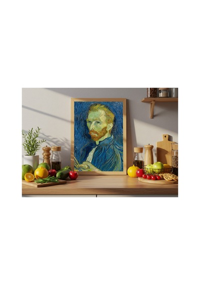 Van Gogh Self-portrait By Vincent Van Gogh Çerçevesiz Poster 30x42 Cm A3 Tablo Duvar Dekoru