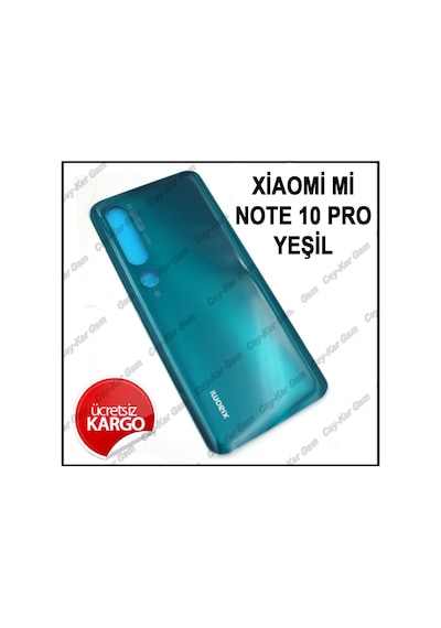 Xiaomi Mi Note 10 Pro Arka Cam Pil Kapağı Batarya Kapağı+B7000